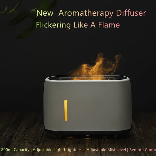Selv 3D Atomization Simulation Flame Fireplace Appearance Humidifier Aroma Diffuser