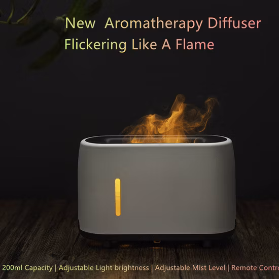 Selv 3D Atomization Simulation Flame Fireplace Appearance Humidifier Aroma Diffuser