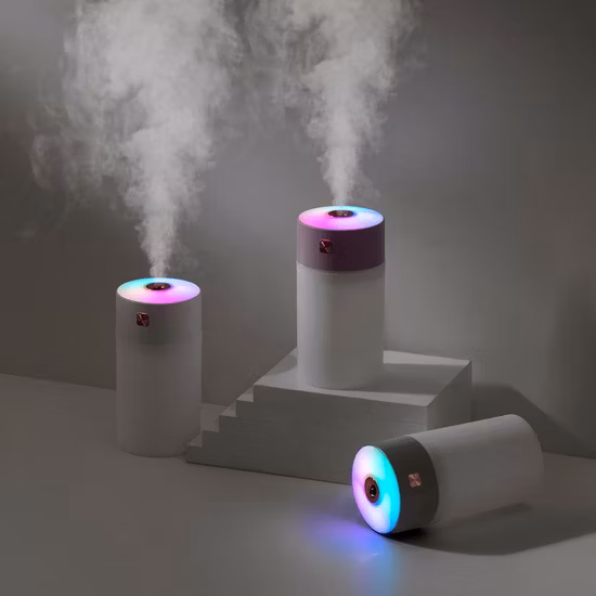 Diffuseur électrique ultrasonique d'arome en verre de 200ml 3D Galaxy Home Deco pour les huiles essentielles