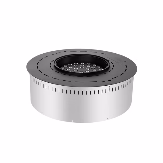 Cheminée avec humidificateur à atomisation