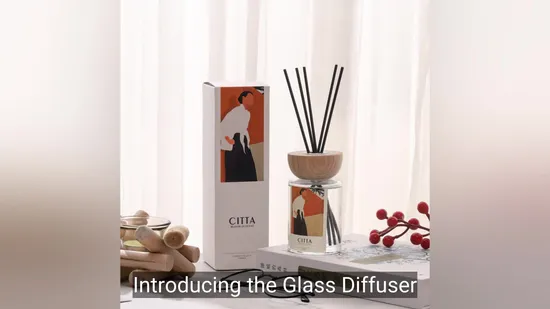 Cadeau de bouteille en verre d'huile essentielle de diffuseur d'aromathérapie liquide d'arome